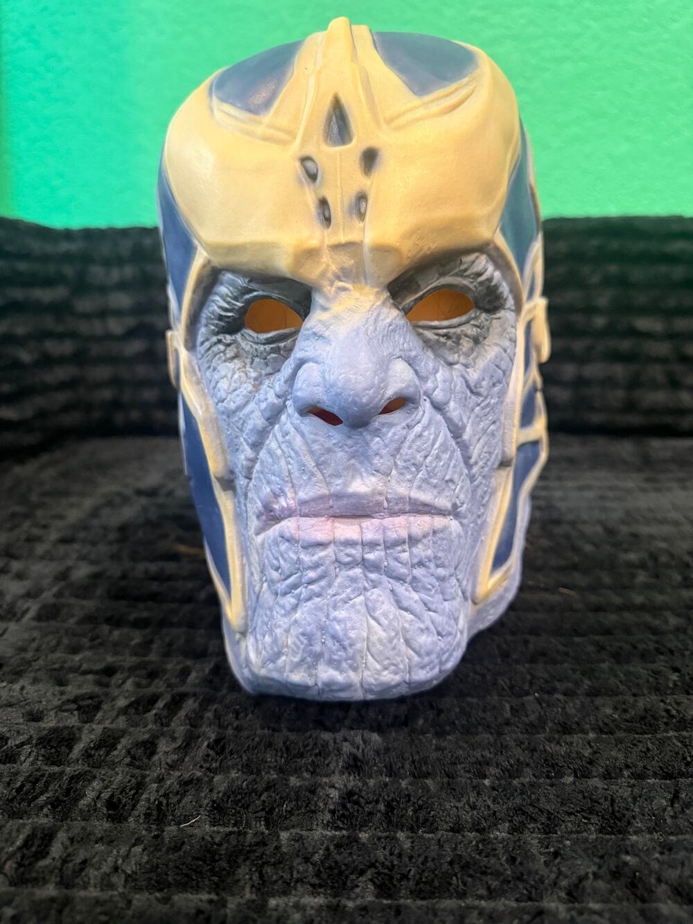 Marvel Thanos Latex Mask Avengers Infinity War Cosplay Costume Halloween Adult